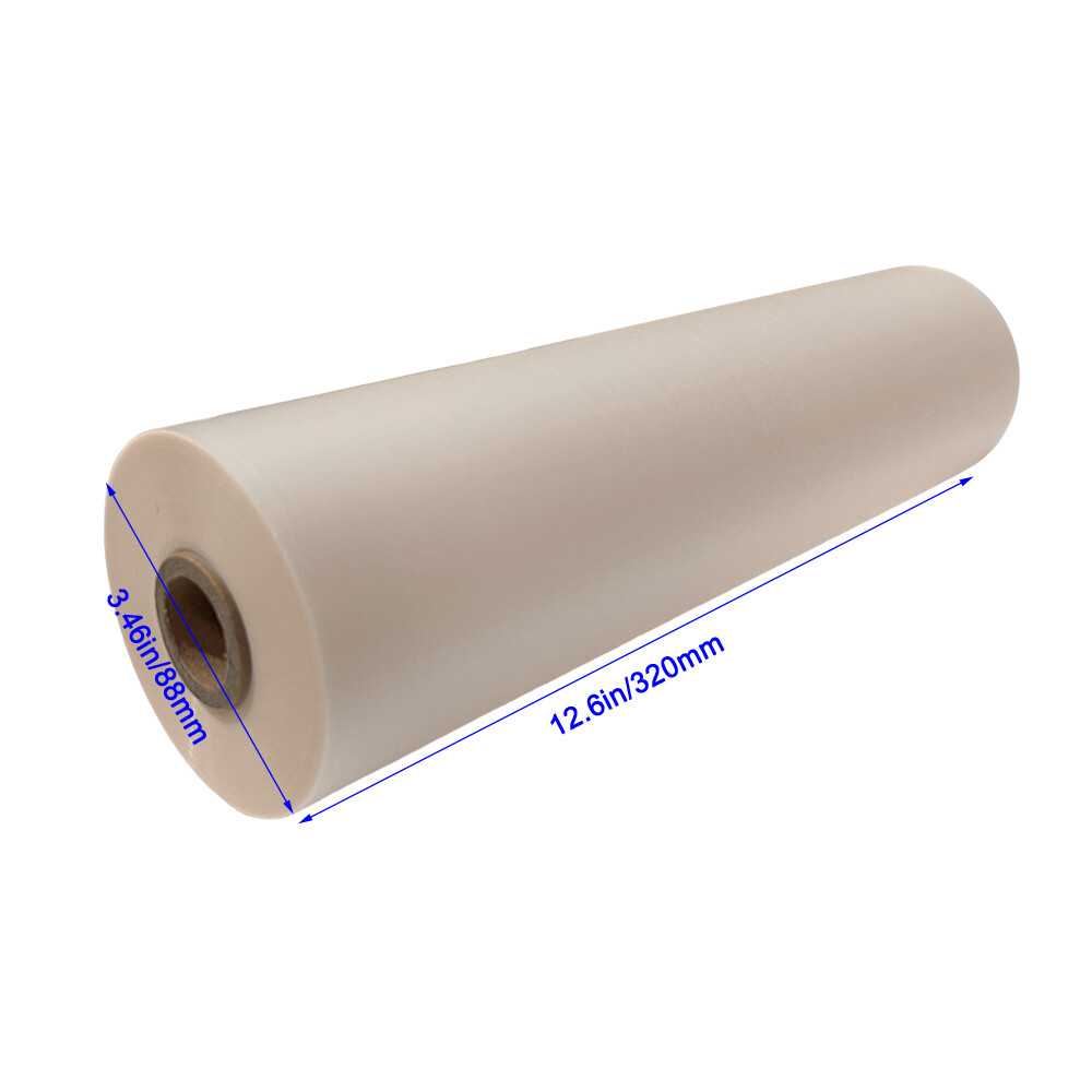 1 Roll 12.5inch Matt Satin Thermal Laminating Film 656 ft UV Luster Hot Films