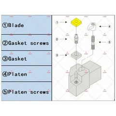 10pcs MD1504 Carbide Gasket for MDJNR Optimal Performance and Long Service Life