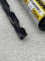 7mm (.2756) Guhring Coolant Through Carbide Drill Bit, Firex, 5XD, 140°, 5511