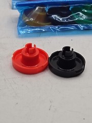 2 SETS – SMC 3402188 RED BLACK GREEN YELLOW PUSH BUTTON INSERTS P2803E (3A6)