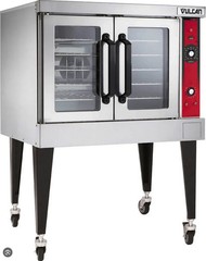 Full Size Gas Convection Oven Vulcan SG4D-1 Deep Depth Stainless Steel On Wheels