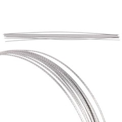 Dental Orthodontic Retainer Wire Bracket Lingual Flat Straight Stainless Steel