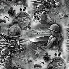 Army Memorial 24 – 18″x46″ Hydrographic Film Hydro Dipping Dip Water Transfer