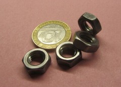 Thin Grade 2 Hex Nut, Steel, RH 5/16″-18 x 3/16″ Height – 300 Pcs