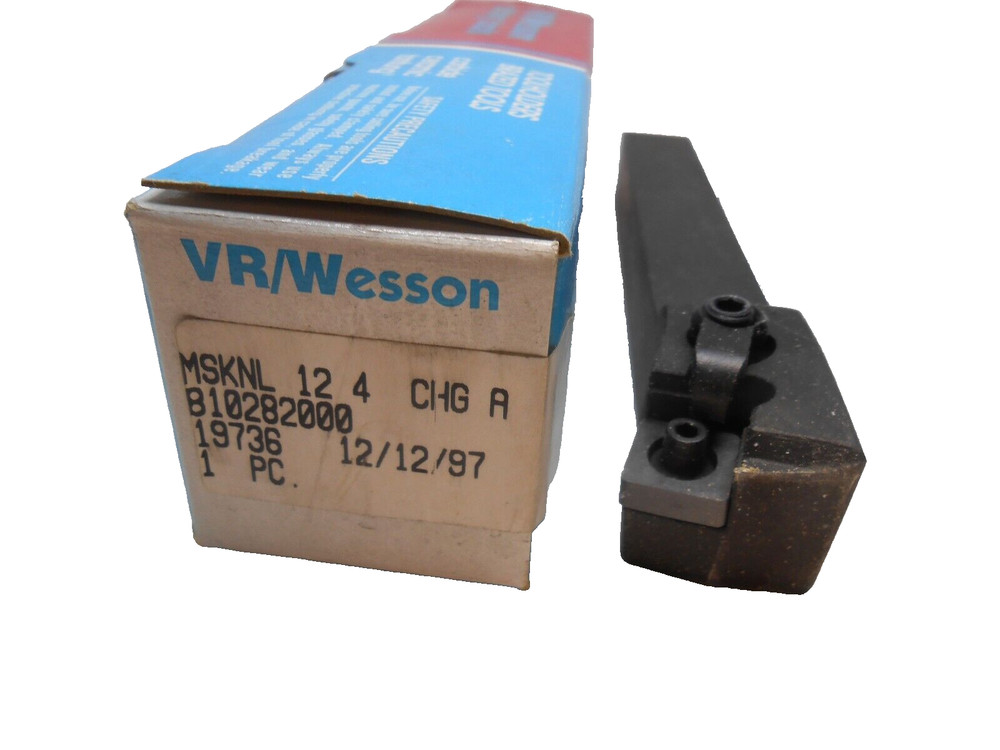 VR Wesson 3/4″ Square MSKNL 12-4 Lathe Tool Holder Indexable Tool Holder