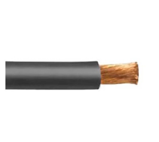 20′ 4 AWG GAUGE WELDING CABLE Black COPPER BATTERY LEADS MADE IN USA