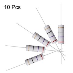 10Pcs 27 Ohm Resistor,5W 5% Tolerance Metal Oxide Film Resistors Flame Proof