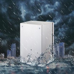 16x12x8 in 304 Stainless Steel IP66 Sealed NEMA 4X Cabinet Enclosure