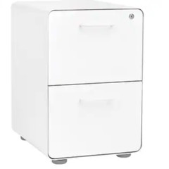 Poppin 2-Drawer Vertical File Cabinet ( Lockable, 24″H x 15.75)