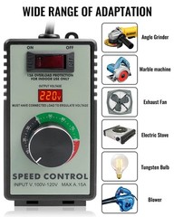 AC Motor Speed Controller 120V Variable Voltage Regulator with LED Display | …