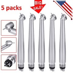 10* NSK Style Dental 45 Degree Surgical Handpiece High Speed Turbine 4 Hole