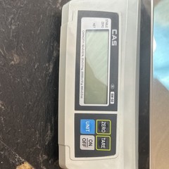 CAS SW-50 Tabletop Digital Scale w/ Tare, Zero, A/C Power Adapter