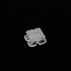 20pcs Dental Ortho Monocrystalline Sapphire Ceramic Clear Bracket MBT/ROTH 0.22