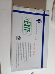 Royal Pacific RXL5GW LED Exit Sign, White with Green Letters#au