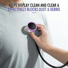 Stethoscope Protection Kit Compatible with EKO Core 500, 3 2.5D Tempered Glass S