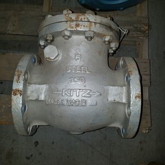 Kitz 150SCO 6″ Swing Check Valve, WCB Body, CR13 Disc, CR13 Seat, Class 150