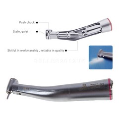 Dental 1:5 Increasing LED Fiber Optic Contra Angle Red Ring Fits NSK Ti Max Z95L