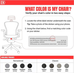 Premium Headrest for Herman Miller Aeron Chair H3 Remastered – Mineral Color