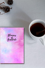Pink Purple Clouds Gratitude Journal | Daily Thankfulness Journal