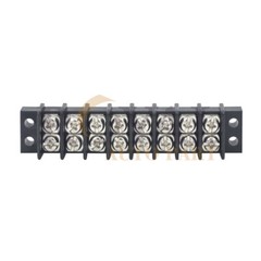 8 POSITION 20A WIRE CONNECTOR SCREW BARRIER SILVER TERMINAL STRIP BLOCKS