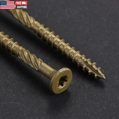 #10 * 3″ Deck Screws, (137Pcs) 2 Lbs.Exterior Wood Screws, Rust Resistant Epoxy