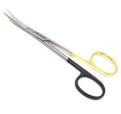 TC Iris Scissors Curved Super Cut Sharp Scissors Dental Surgery Bandage Shears