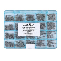 AZDENT Dental Orthodontic MIM Monoblock Brackets Brace Mini MBT/Roth Hooks 345