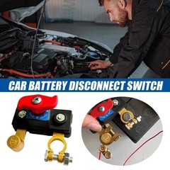 2Pcs Universal Battery Disconnect Switch 12V / 24V Cut Off Isolator for Cars RV