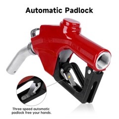 1” Auto Fuel Nozzle Auto Shut Off Diesel Transfer Nozzle W / Fuel Hose Swivel