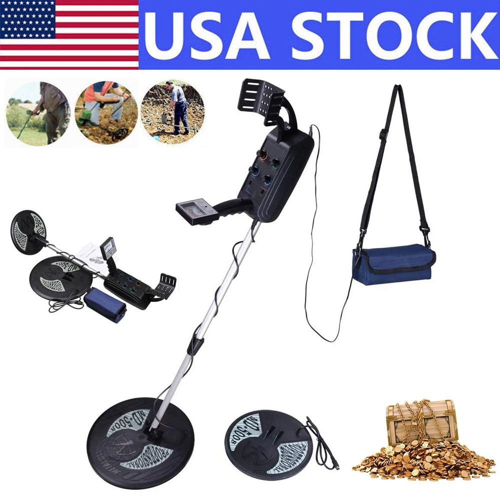 Professional Metal Detector for Adults 3.5m Detection Depth with 2 Search Coil