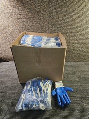 (156 PAIRS) PIP 39-C122/L Industrial Large Polyester Gloves W/ Latex-Coated Palm