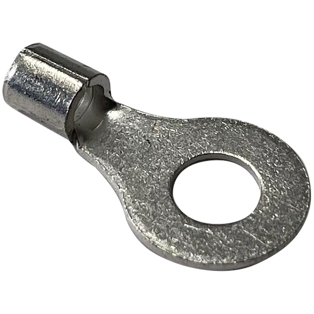 (100) Non-Insulated 12-10 Gauge 1/4″ Ring Terminal Uninsulated Wire Connector