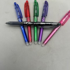 Pilot 46524 FriXion Point 0.5 mm Erasable Gel Pens, 6 Color Set in Plastic Pouch