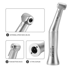 AZDENT Dental Implant Contra Angle 20:1 Push Button Low Speed Implant Handpiece