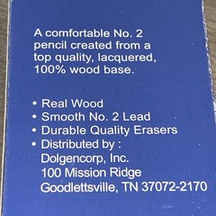 20 Count No.2 Graphite Pencils – Classic Yellow Design Indonesia (2 Boxes Of 10)