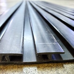 Rigid PVC Plastic 48″ W x 6″ H Linking Slatwall Panel Sheets BLACK – BRAND NEW!