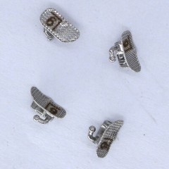 1 Pack 4pcs/Pack Dental orthodontic buccal tubes roth 022 color mark mesh base