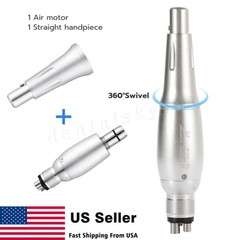 Premium Style Dental Hygiene Prophy Handpiece Air Motor 4 Holes & 4:1 Nose cone