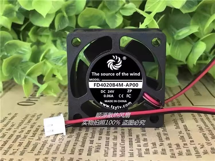 1PCS FD4020B4M-AP00 DC24V 0.06A 40x40x20mm 2-Wire Cooling Fan