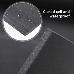 Self-Adhesive Rubber Foam Roll Soundproofing Insulation Waterproof DIY Car Home