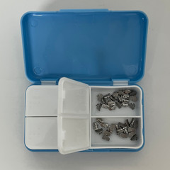 Dental Orthodontic Buccal Tubes 1st 2nd Molar Roth/MBT 022 Bondable U1/L1 No-con