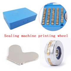 104pcs Sealing Machine Character Letters Numbers Wheel Band Sealer FR-900/FR-770