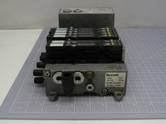 REXROTH IP 65 R480213682 R 480 213 682 SOLENOID VALVE SYSTEM 24 VDC 10 BAR T1841