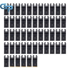 50 PCS Multitool Oscillating Saw Blades Titanium Metal Cutting Blades Kit