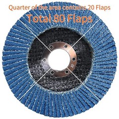 10 PCS Flap Discs 40 Grit 4 1/2â€ X7/8â€ Grinding Wheel Flapper Wheel, T29