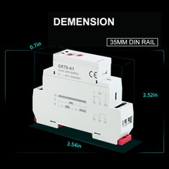 GEYA Electronic On Delay Off Delay Timer Delay Relay AC/DC12V-240V 16A US Stock