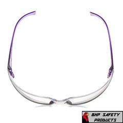 Intruder Multi-Color Safety Glasses – Clear Lens w/Assorted Temple Colors