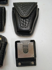 Duty Belt Accs. Flashlight Mace Double Mag Radios Key Cuff Glove Belt Keepers