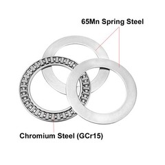 AXK4565 2AS Needle Roller Thrust Bearings Washers 45mm Bore Diameter 65mm OD