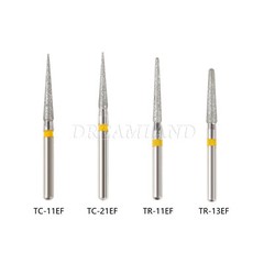 Dental Diamond Burs F High Speed Handpiece Friction Grip 5Pc/Box